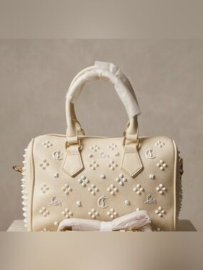 Ivory Studded Satchel